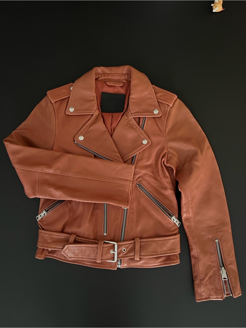 All Saints Leather Biker Jacket [ONLY WORN ONCE]